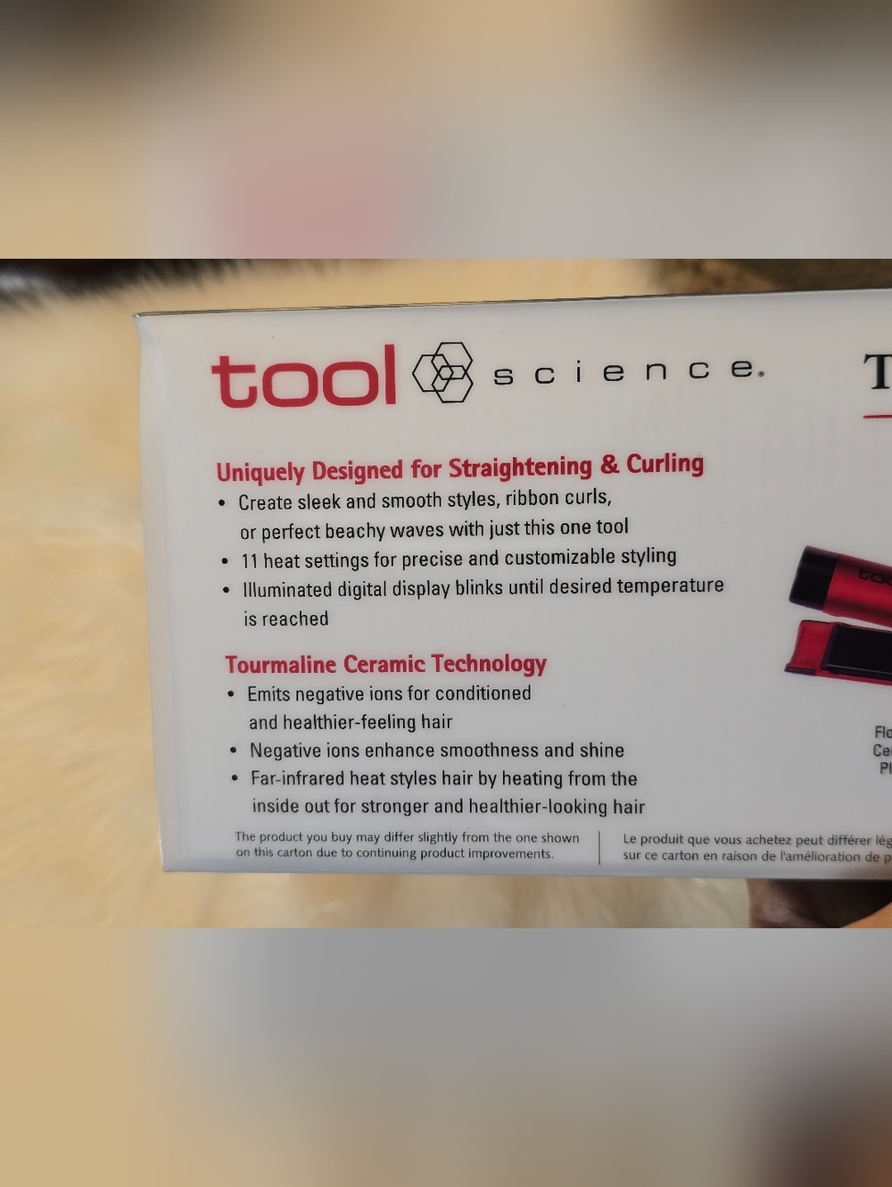 Tool Science Tourmaline Ceramic Multi Styling Iron Unisex New in Box - Picture 8 of 8